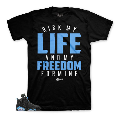 Retro 6 University Blue My Life Shirt