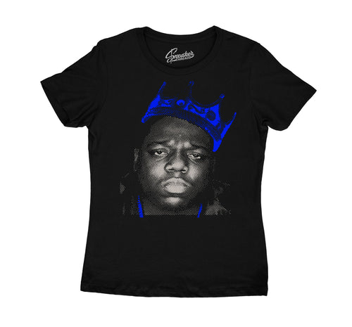 Womens tee to match Jordan 5 Racer Blue Women sneakers.