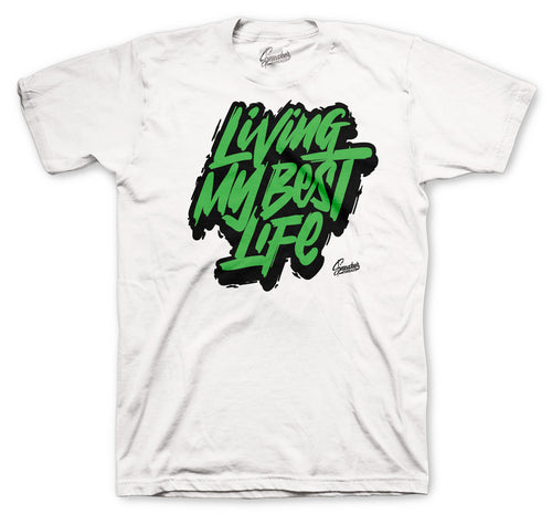 Retro 1 Lucky Green Living Life Shirt