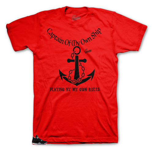 Jordan 4 Bred My Own Rules tee to match perfect with sneaker
