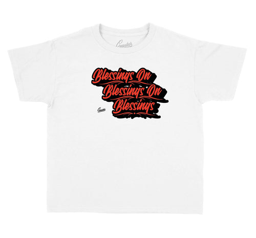 Sneaker collections foamposite lava matching kids tees