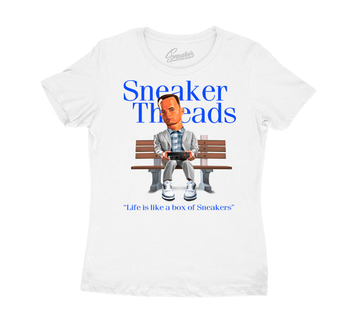 Womens - Racer Blue 3 Box Of Sneakers Shirt