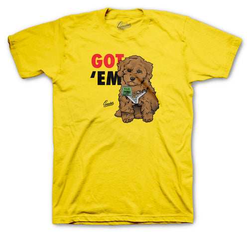 T shirt collection matches perfect with the pasta Jordan 4 sneaker collection 