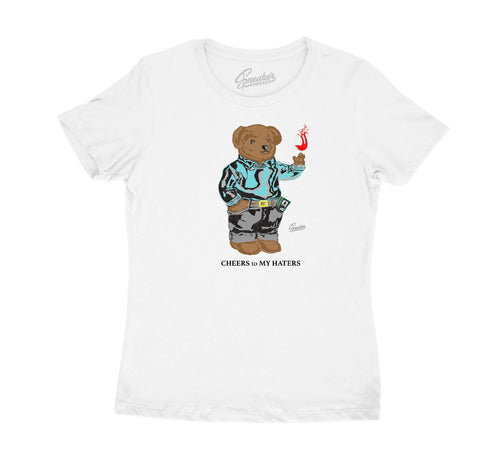 Jordan 13 island green shoes that match perfectly to these womens tees