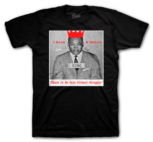 Shirt collection has matching sneaker Jordan 5 fire red collection 
