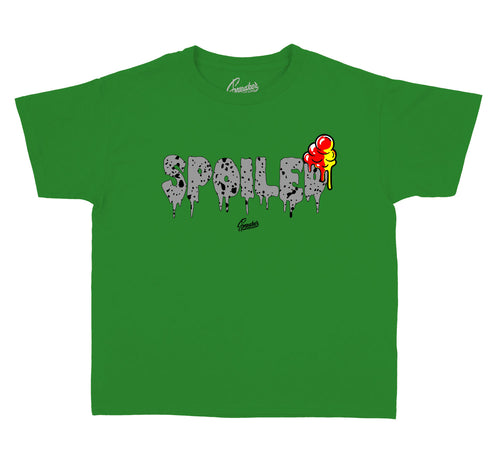 Rasta Jordan 4 sneaker collection has matches perfectly with kids tee collection 