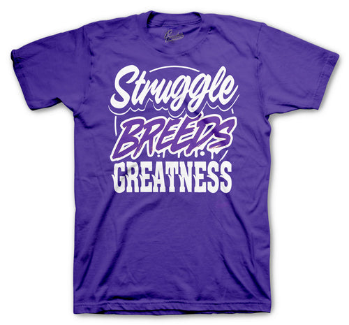 T shirt collection made to match the Jordan 4 Metallic Purple sneaker collection 