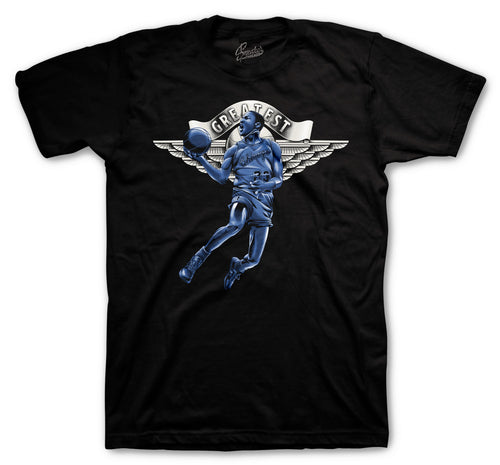 Jordan 1 dark marina blue Sneaker tees match retro 1s shirts perfectly