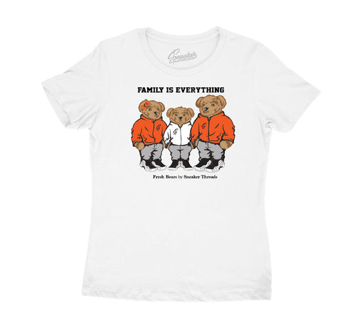 Shirts designed to match the Nike Foamposite shattered backboard for ladies