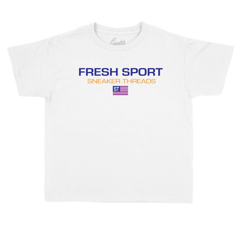 Violet Rush 4s matching kids tees