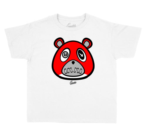 Frie Red Jordan 4 sneaker collection matching with childrens clothing