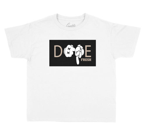 Kids t shirts created to match the yeezy 500 stone sneaker collection