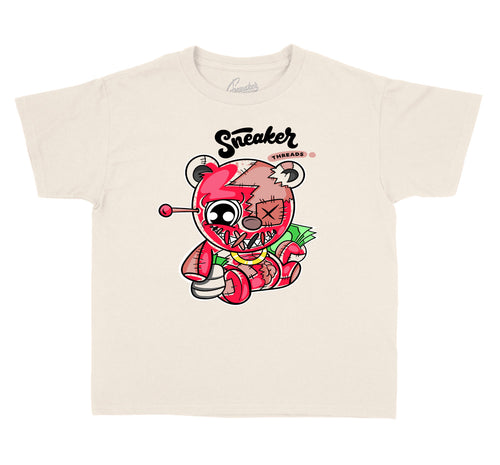 Kids - Rust Pink Hustle Bear Shirt