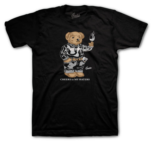 Retro 5 Anthracite Cheers Bear Shirt