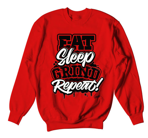 Sweat shirt collection designed to match perfectly with the Jordan 3 red cement sneaker collection 