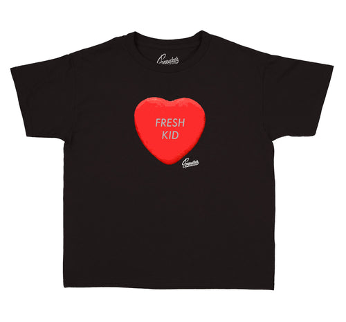 Kids - Red Cement 3 Fresh Kid Heart Shirt