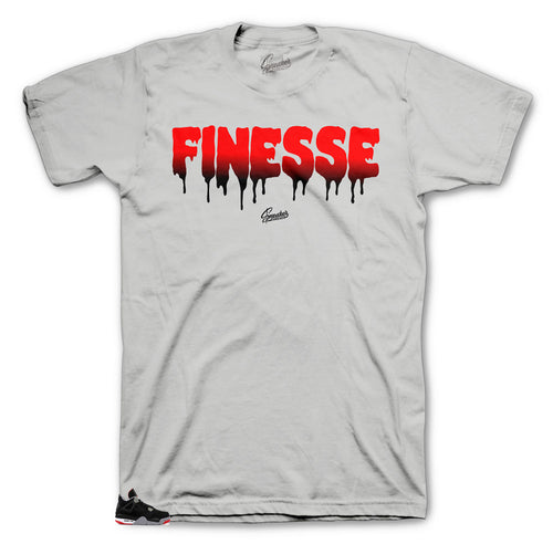 Jordan 4 Bred Finesse freshest shirts to match