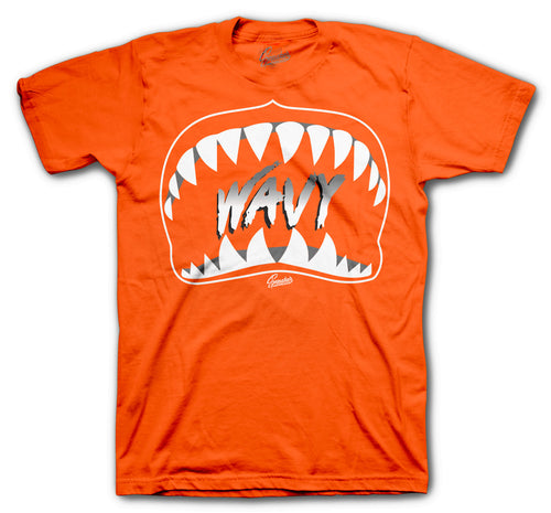 Orange Metallic sneaker collection matches with the Jordan 4 tee collection 