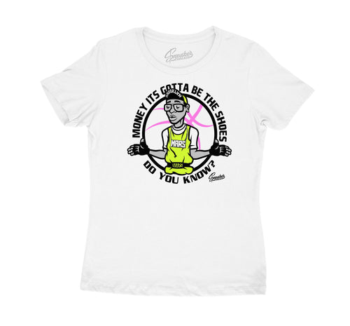 Lemon Venom Jordan 4 matching ladies shirts
