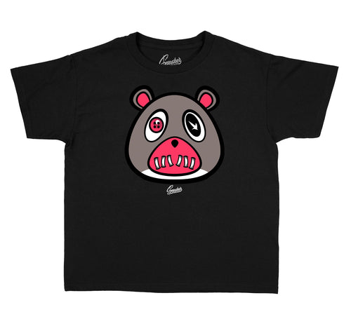 T shirt for kids made to match the Jordan 4 taupe haze sneaker collection 