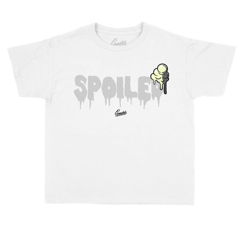 Yeshaya yeezy sneaker collection designed to match kids shirts