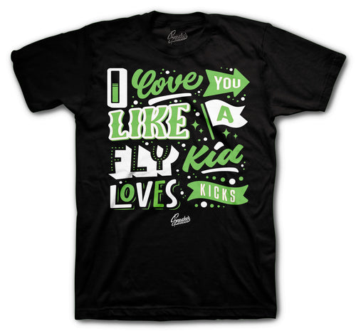 Retro 1 Zen Green Love Kicks Shirt