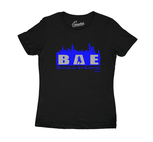 Game royal Jordan 10 womens sneaker has matching lades t shirts