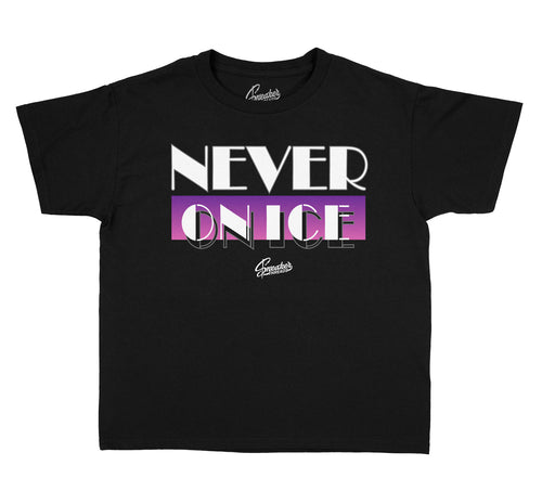 Kids Jordan Retro 13 court purple Sneaker Shirts And Matching Tees 