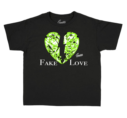 Kids - Electric Green 6 Love Shirt