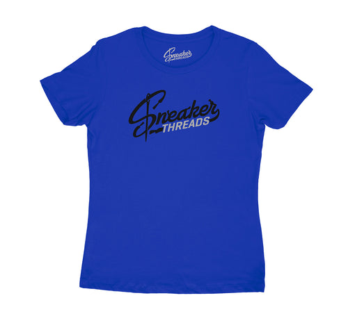 womens t shirts created to match the Jordan 10 game royal sneakers