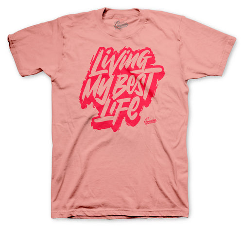 Retro Rust Pink Living Life Shirt