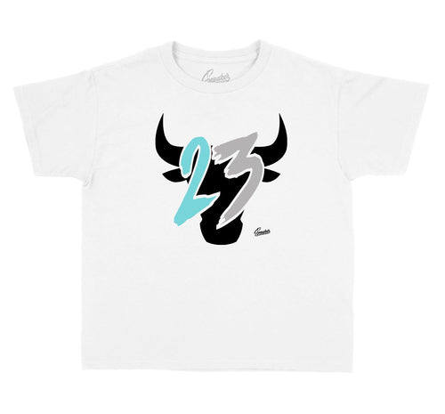 Jordan 5 island green collection matches kids shirts