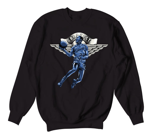 Retro 1 Dark Marina Blue Greatest Sweater