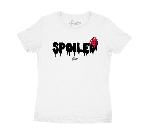 Womens shirt collection to match. the Jordan 9 gym red sneaker