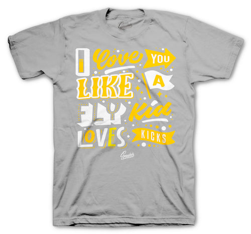 Retro 3 Laser Orange Love Kicks Shirt