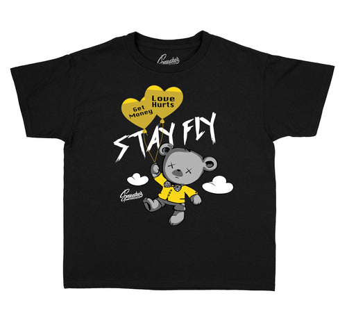 Kids clothing matching the Jordan 3 laser orange sneaker