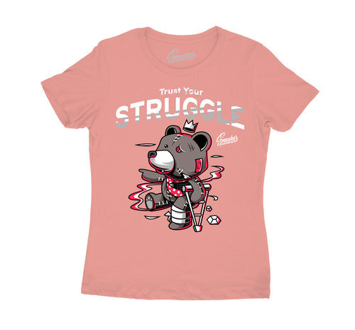 Womens - Rust Pink Trust Your Struggle Shirt