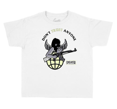 Yeezy Yeshaya kids sneakers matching kids tees