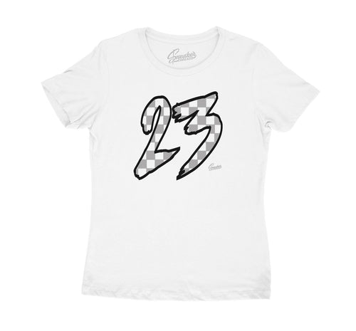 Jordan 11 womens metallic silver sneaker matching ladies shirt collection 