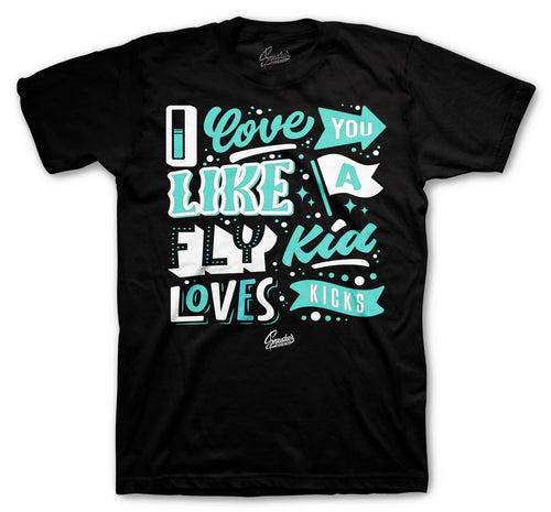 island green the Jordan 5 sneakers have matching t shirt collection