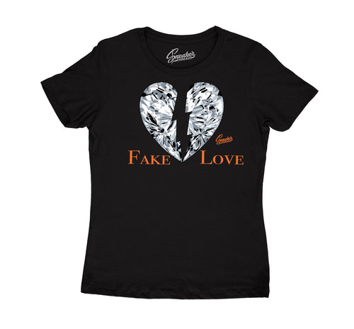 Womens - Electro Orange 1 Love Shirt