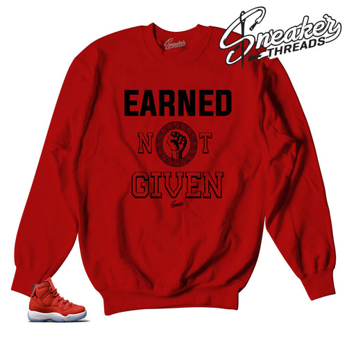 Jordan 11 win like 96 sweaters | Earned not given sweater.