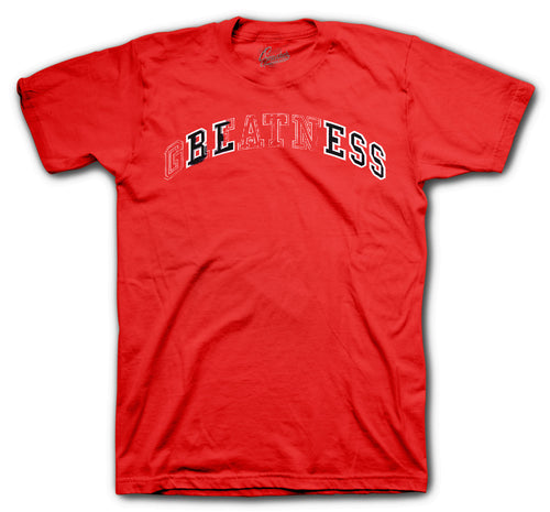 Shirt Collection matching the Jordan 4 red metallic sneakers