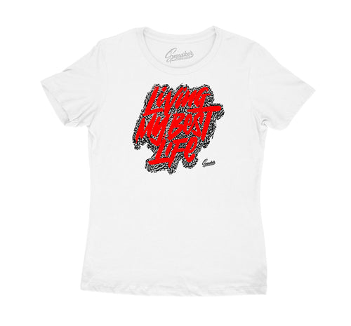 Womens - Red Cement 3 Living Life Shirt