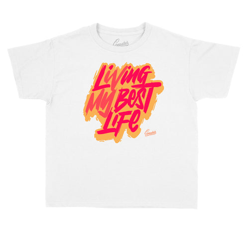 Tees made to match perfectly with the Jordan 12 hot punch racer pink 