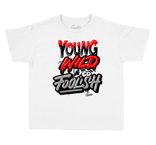 Jordan 5 Fire Red Sneaker collection matches children tee collection 