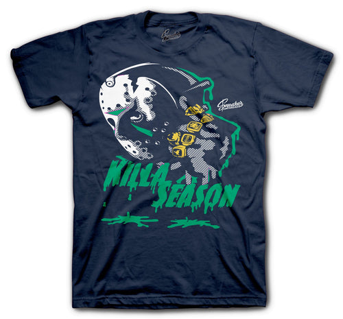 oil grey sneaker Jordan retro 5 have matching tees 