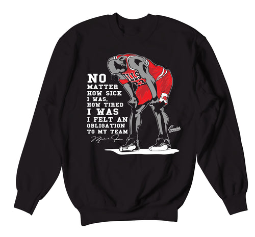 Jordan 12 playoff sweaters match retro 12 shoes | Matching sweatshirts