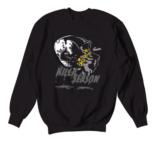 Retro 4 Black Cat Killa Season Sweater