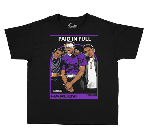 Kids Jordan Retro 13 court purple Sneaker Shirts And Matching Tees 